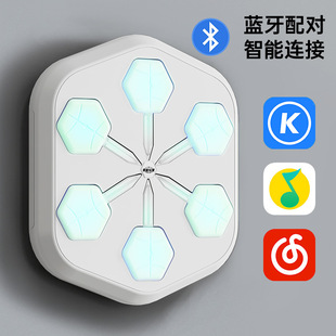 Boxing can players ONEPUNCH three generations of smart Bluetooth music boxing machine boxing wall target punch-free hook and loop