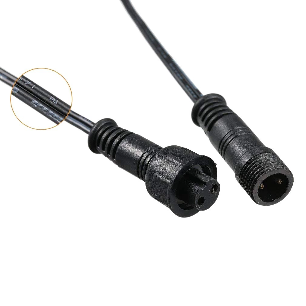 Линия удлинения светодиодного настенного света, соединяющая линию ступенчатого света, штекер и гнездо, удлинительная линия садового света, соединительная линия