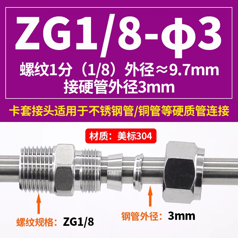 ZG1/8-φ3mm
