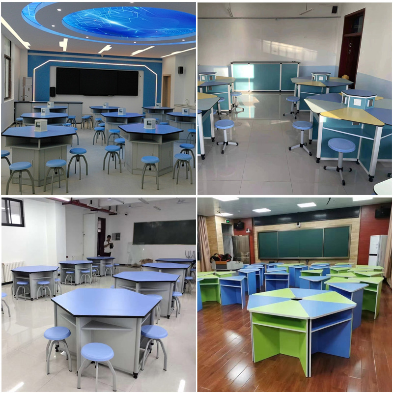 Hexagonal Hexagonal Table Maker Classroom Aluminum Wood Hexagonal Table Reading Classroom Science Classroom Smart Classroom Training Table Hexagonal Hexagonal Table Maker Classroom Aluminum Wood Hexagonal Table Reading Classroom Science Classroom Smart Classroom Training Table