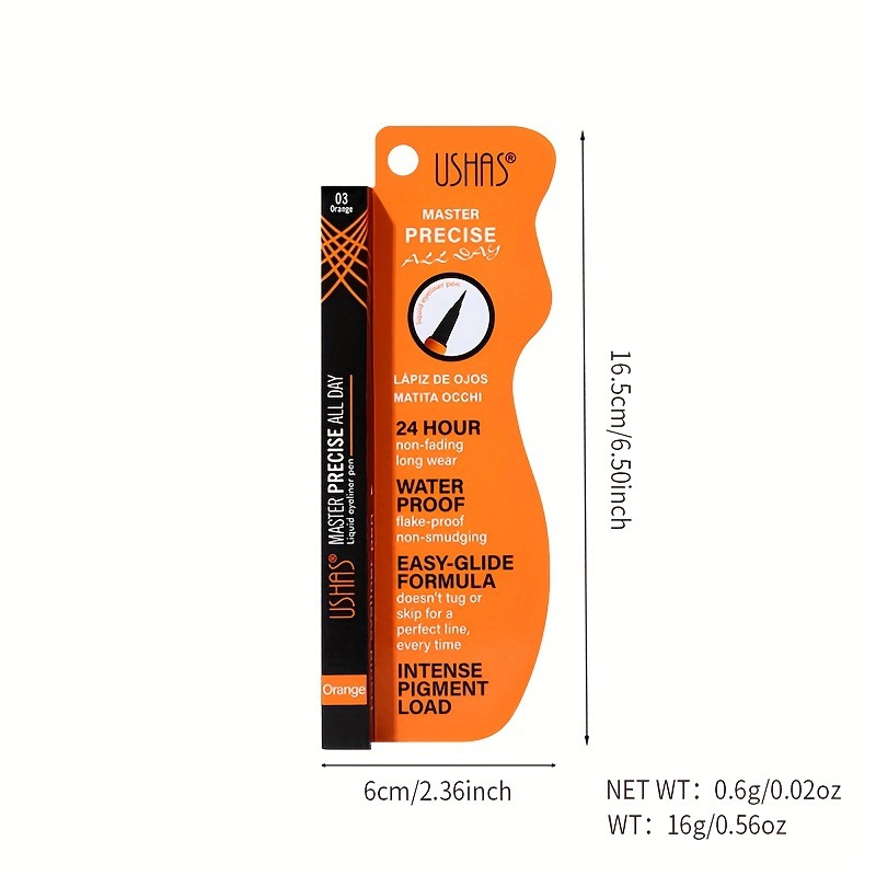 USHAS Europa y los Estados Unidos transfronterizos spot eyeliner pen negro duradero impermeable eyeliner TP352F - 1
