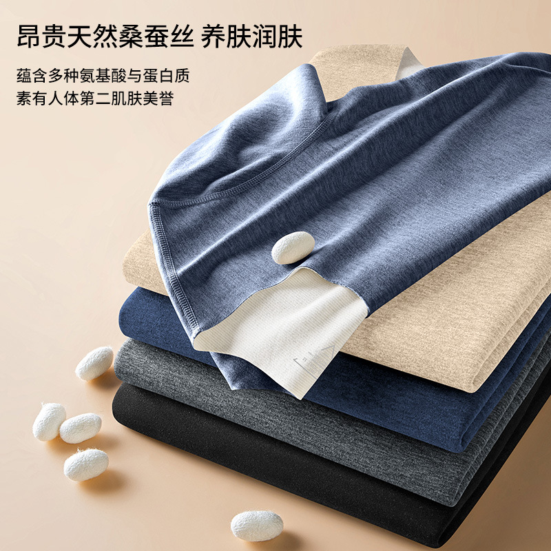 Woolen silk velvet keep warm antibacterial winter warm long-sleeve…