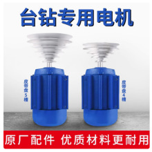 有龙台钻电机220v单相380V三相家用工业钻床马达卧式异步电动机