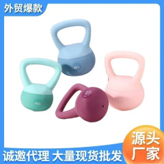 女性用ソフトケトルベル、ホームフィットネス、筋力トレーニング、男性用スクワットアームトレーニング、ソフトボトムダンベルの工場直販