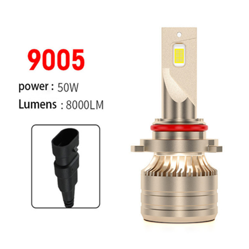 H1 H3 H7 faro LED del automóvil bombilla láser ultra brillante H4 lente de teleproximación convertida en faro image 5