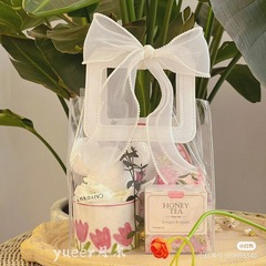 Transparent PVC Tote Bag with Instagram Style for Wedding Candy and Gift Bags, Children's Birthday Gift Bags, Christmas Gift Bags