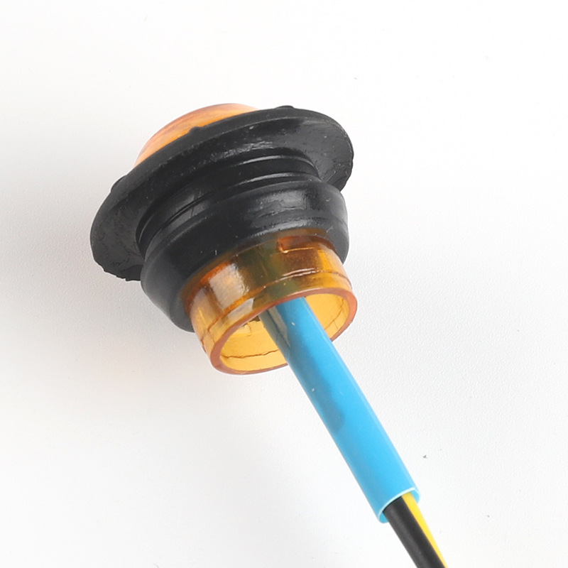 FUENTE 3smd LED camión luz lateral luz de señal luz indicadora colorida pequeña luz redonda luz del coche