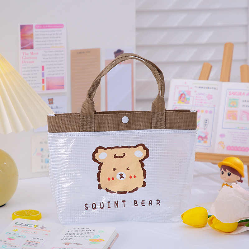 夏防水ハンドバッグインスタイルかわいいメッシュバッグ防水バッグ便利な旅行ビーチバッグ屋外収納袋|undefined