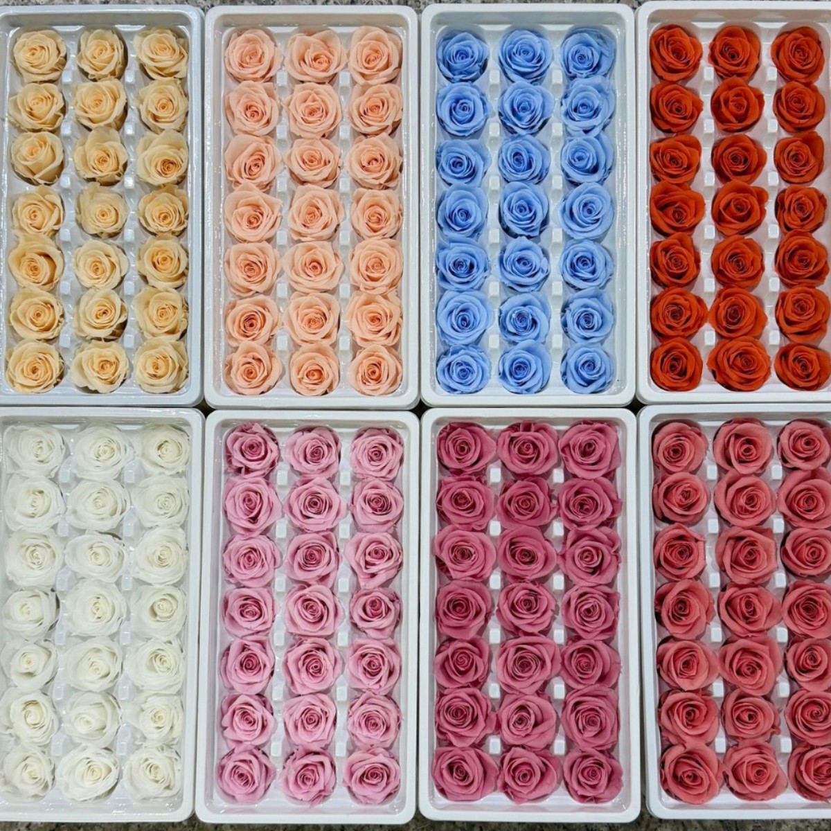 Flor inmortal cabeza de rosa de grado A 2 - 3 cm 21 flores diy material ramo al por mayor regalos de fábrica flores secas al por mayor