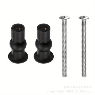 Zinc Alloy accessories bag toilet lid hinge accessories plastic expansion nut toilet seat replacement parts metal screws
