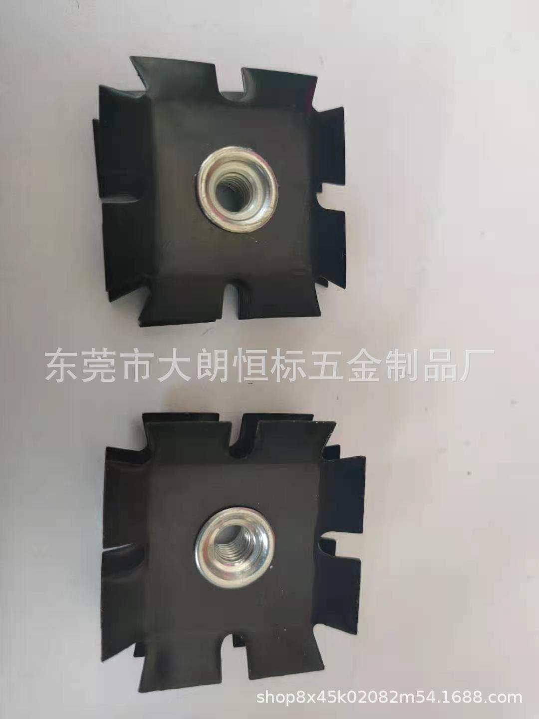 M6*14.5*14.5*10L梅花弹片 滑板车车头管塞 管内连接件 太阳花