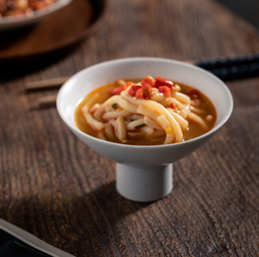 Japanese Style Creative Ceramic Bucket Bowl Household High-foot Bowl Vintage Handmade Stoneware Tableware Rice Bowl Dessert Salad Bowl