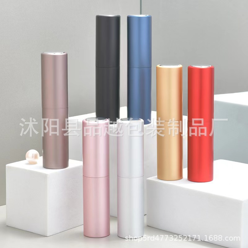 10ML二节旋转香水分装瓶香水瓶便携式喷雾香水空瓶高档玻璃喷雾瓶