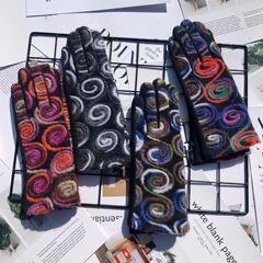 メーカー卸売り刺繍毛糸スエード手袋ファッション保温手袋アウトドアスポーツ保温手袋