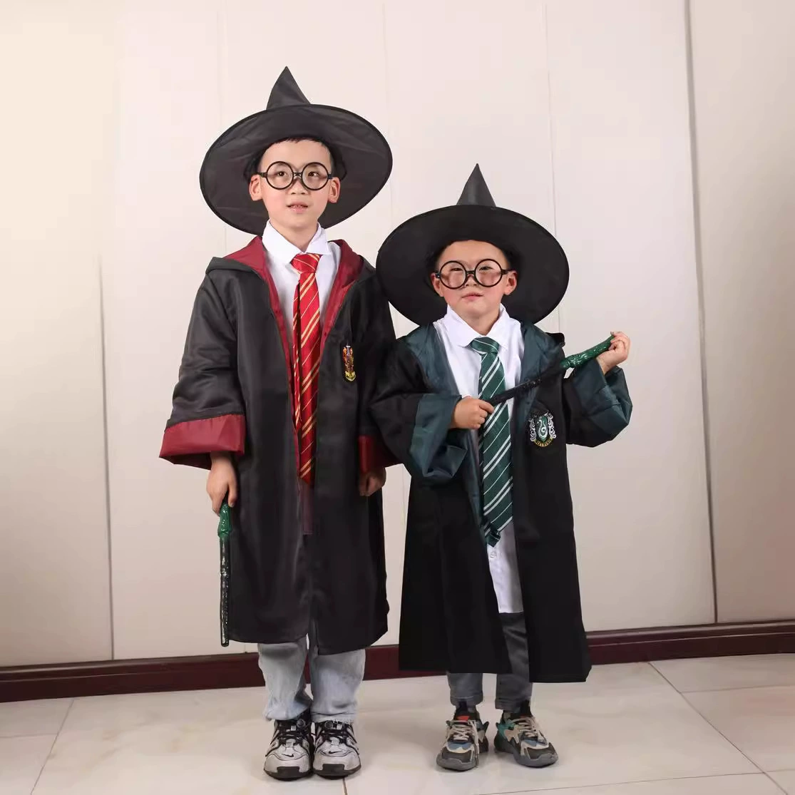 Волшебный халат Гарри Поттера для взрослых и детей, комплект волшебного халата, косплей, аниме, костюм на Хэллоуин