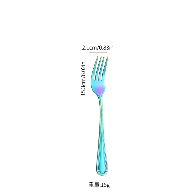 Amazon TikTok productos transfronterizos vajilla de acero inoxidable cuchillo, tenedor, cuchara, punto de grano cuatro piezas principales restaurante occidental puede establecer LOGO