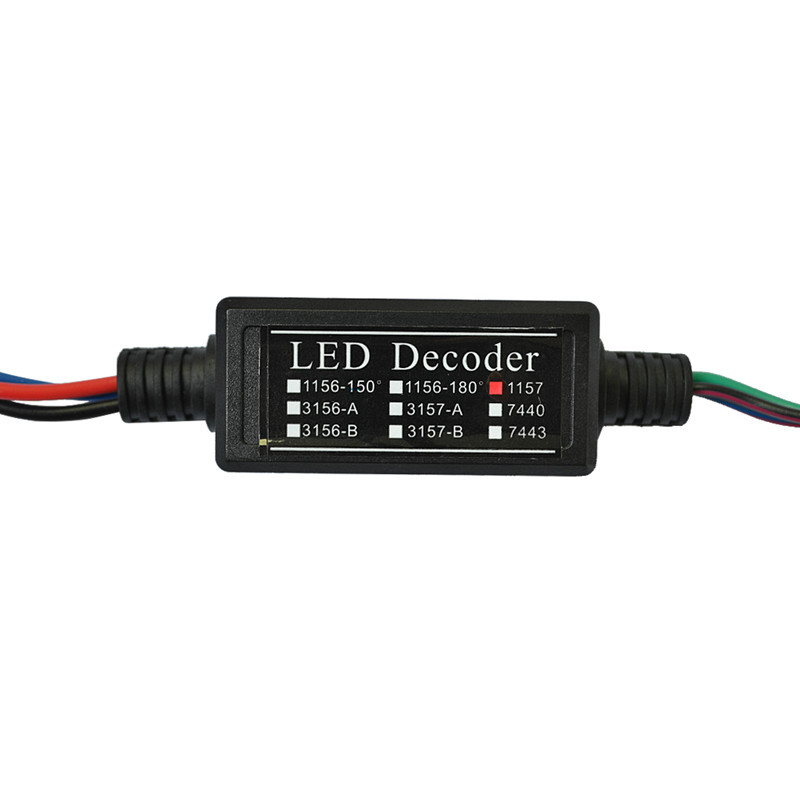 Mayorista decodificador de baja potencia LED para automóviles 1156 1157 3156 3157 7440 7443 cable de enchufe