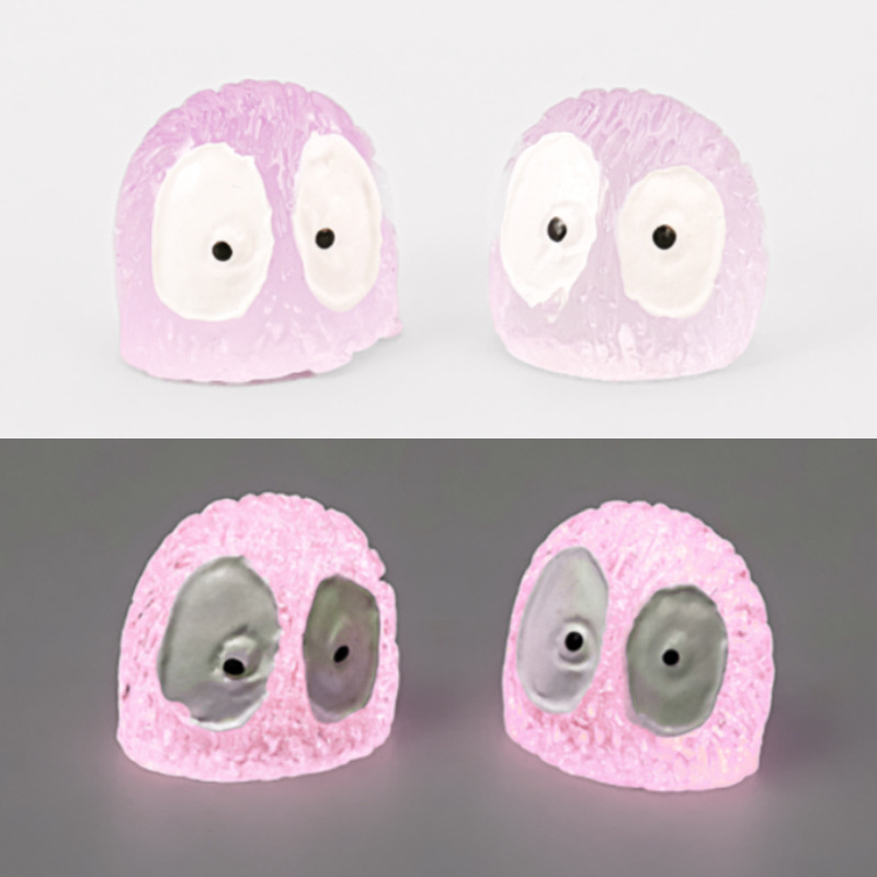 Briquettes สีม่วง [ประมาณ1ซม.] กาวไร้รอย