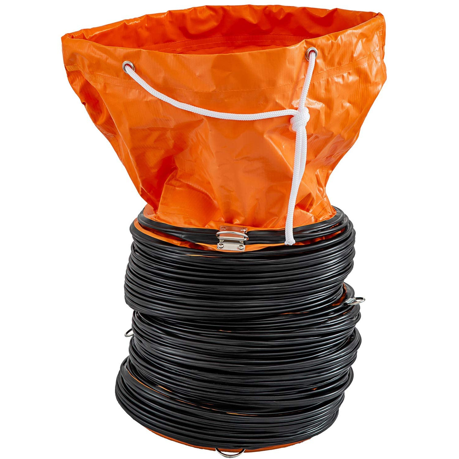 M尼龙布PVC风管隧道排风厨房通风排烟抽风排气管伸缩软管风机管道