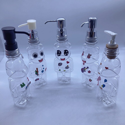 多规格暴力熊乳液瓶多规格儿童可爱时尚洗手液瓶沐浴露泵头瓶