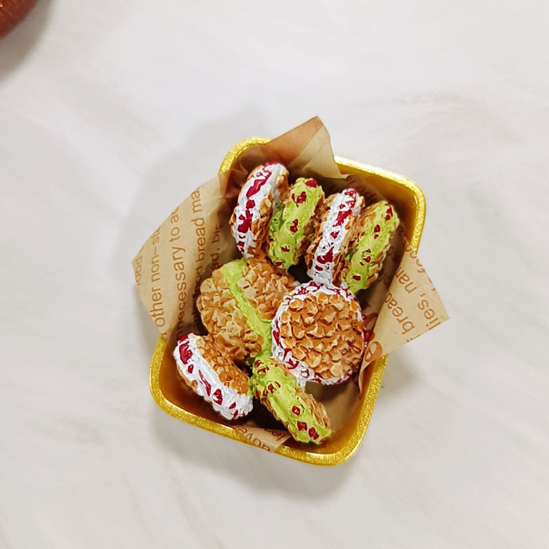 食品玩具樹脂冷蔵庫マグネットシミュレーションかわいいデザート四季菓子お土産中華菓子ギフトボックス磁気ステッカー|undefined