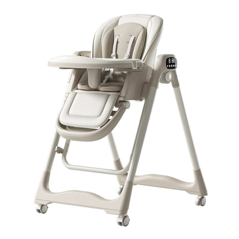 ベビーダイニングチェア電動スイングチェア 2-in-1 ベビーダイニングテーブルチェア家庭用多機能新生児スイングチェア|undefined
