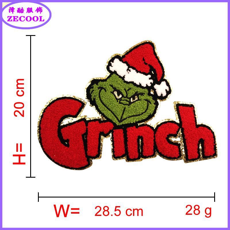 クロスボーダーはクリスマスの怪傑のタオルの刺繍を提供します。|undefined