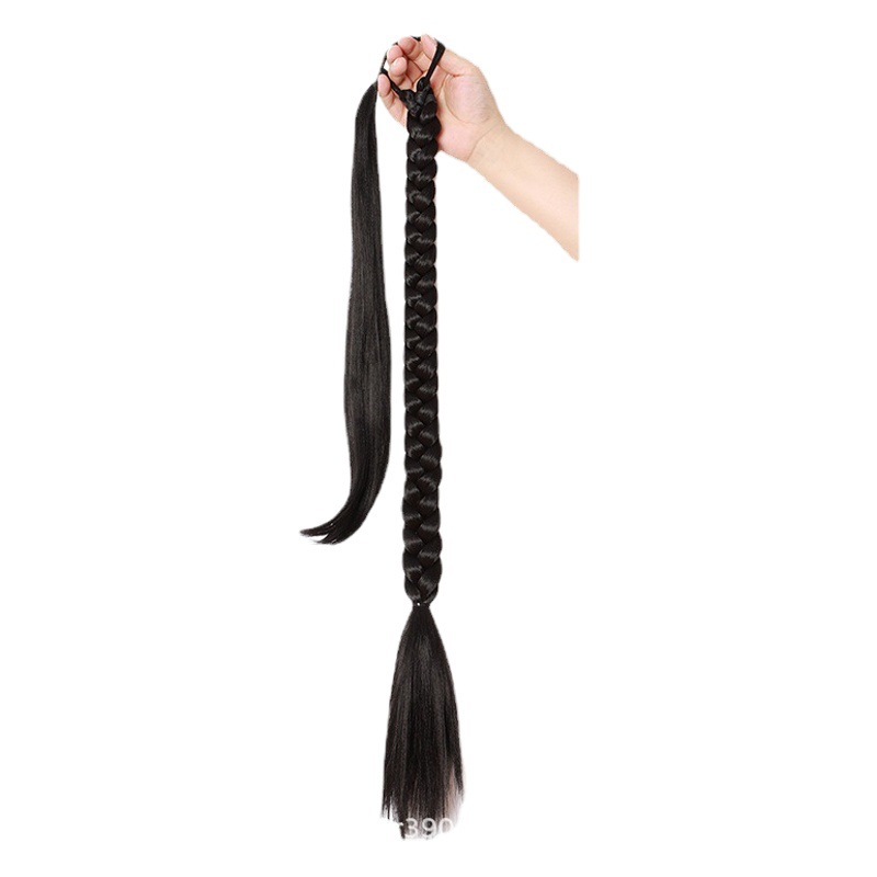 Nueva peluca ponytail femenino enrollado extensión del pelo ponytail peluca sintética boxeo ponytail en stock estilo de comercio exterior