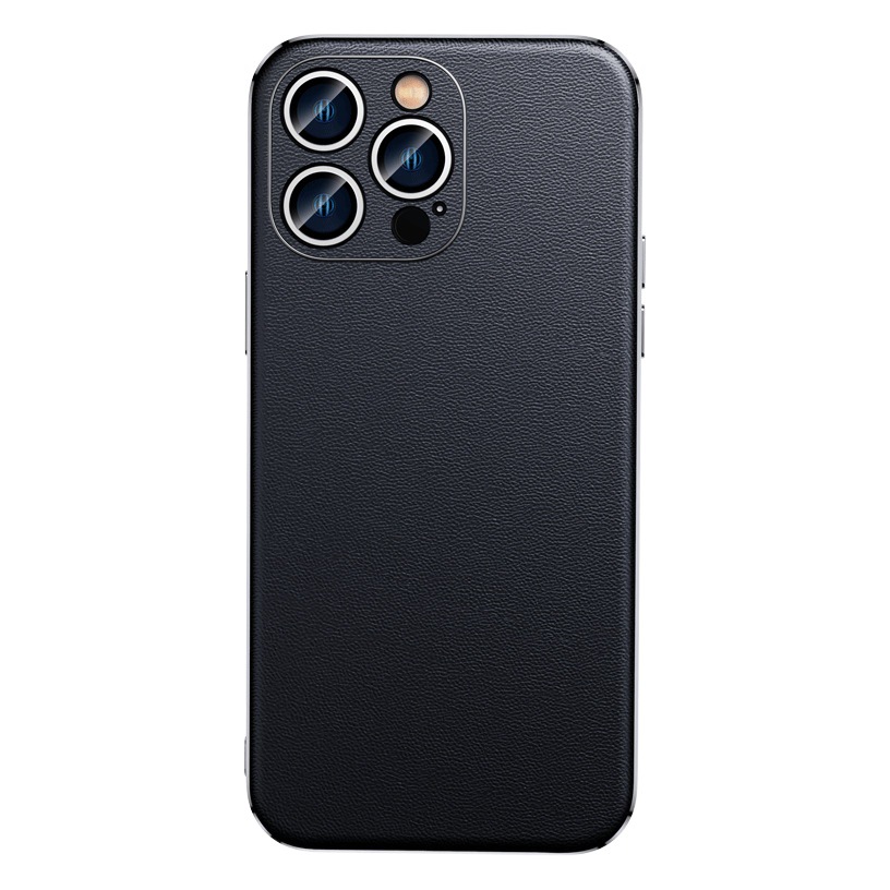 Funda para teléfono móvil iPhone16 nueva cubierta protectora Apple 16promax galvanizada 12 sensación ultrafina de alta gama