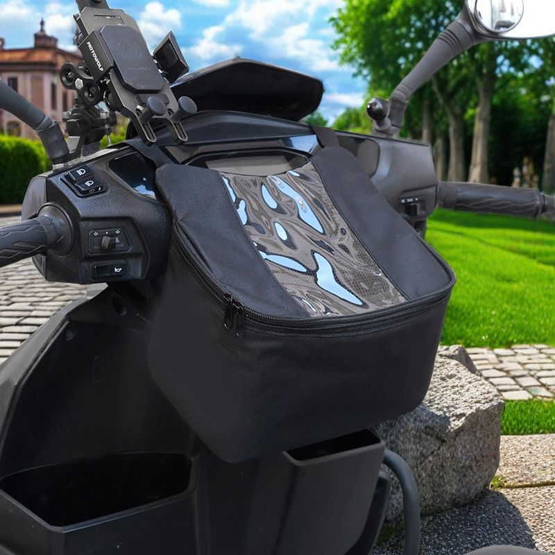 Vertical Screen Motorcycle Electric Front-Mounted Headlight Bag Southeast Asia Cross-Border E-Commerce Cycling Navigation Storage Bag Factory Ready Stock
