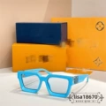 Blue frame clear lenses