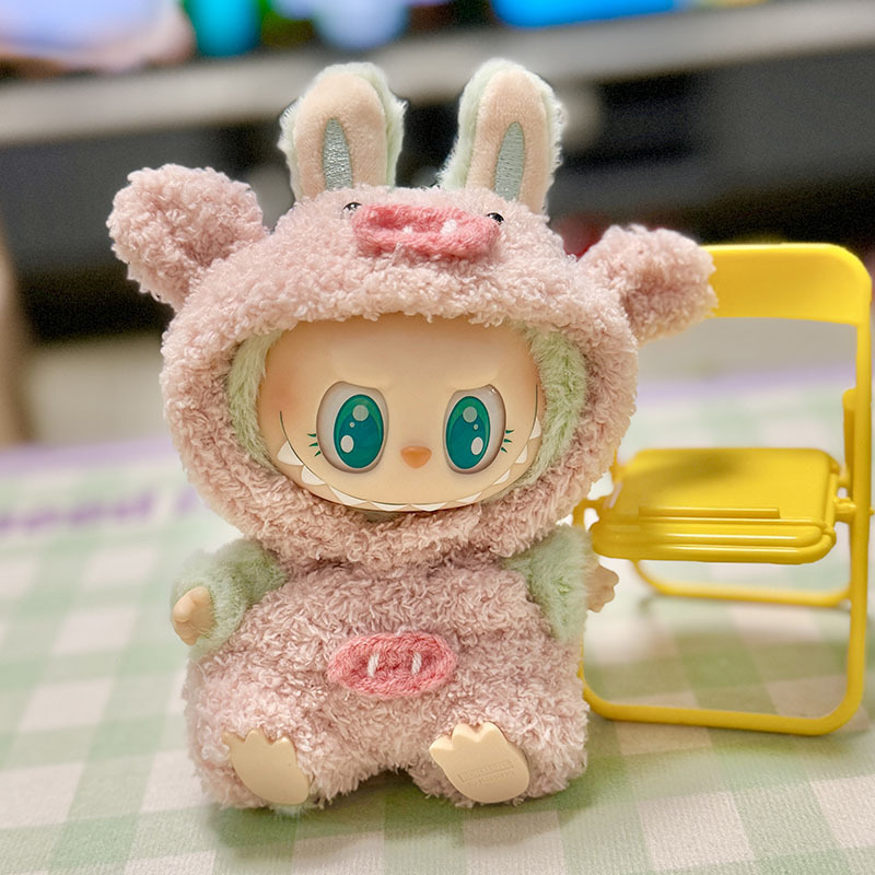 服のみ】第二世代ブラインドボックス ラブブ服 エポキシ樹脂製顔飾り ラブブ シットシットパーティーシリーズ ベビー服 可愛い|undefined
