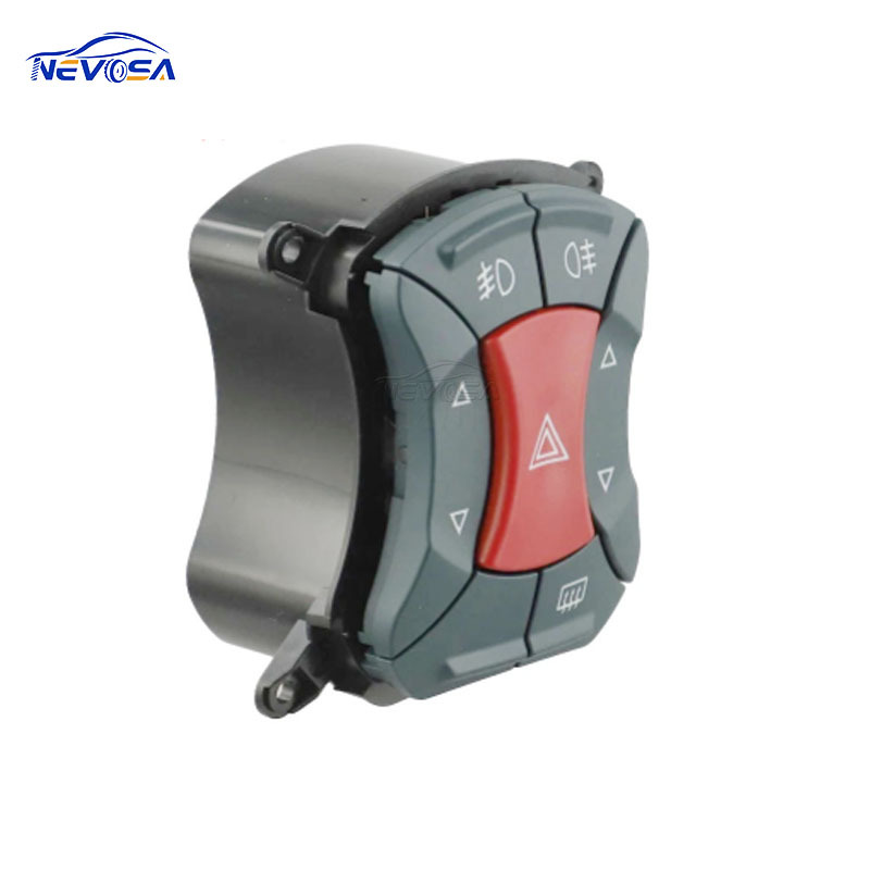 735297542 is suitable for 2000-2005 Fiat Doblo hazard warning light switch hazard signal switch
