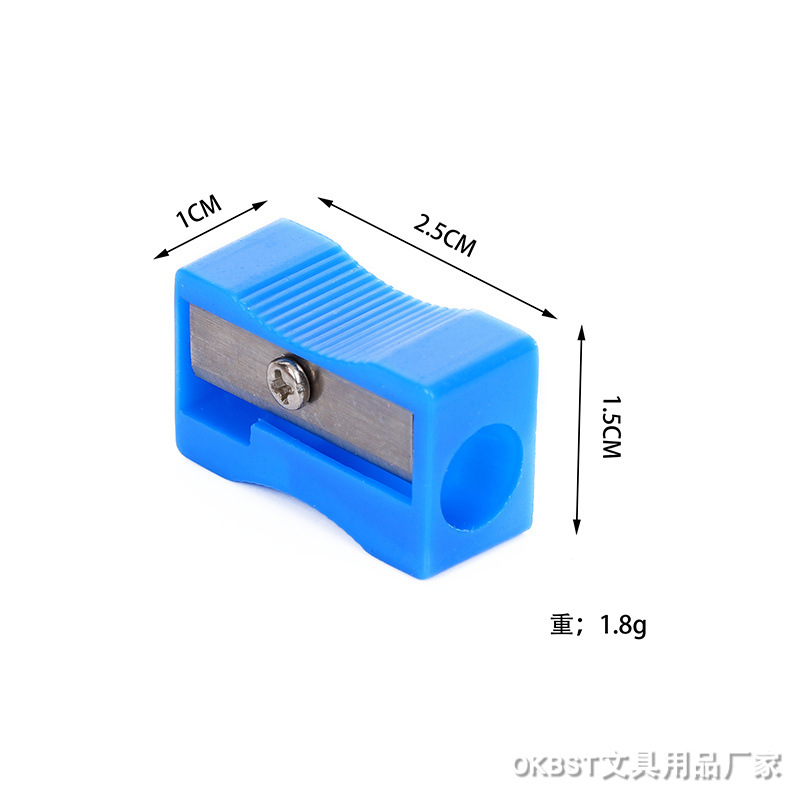 Sacapuntas de lápiz de plástico de color caramelo sacapuntas Sacapuntas de lápiz forma creativa de dibujos animados estudiante de papelería de aprendizaje
