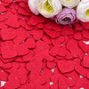 Heart -shaped felt red -colored heart -shaped dining table decorative felt heart, colorful decoration Valentine's Day wedding birthday party DIY