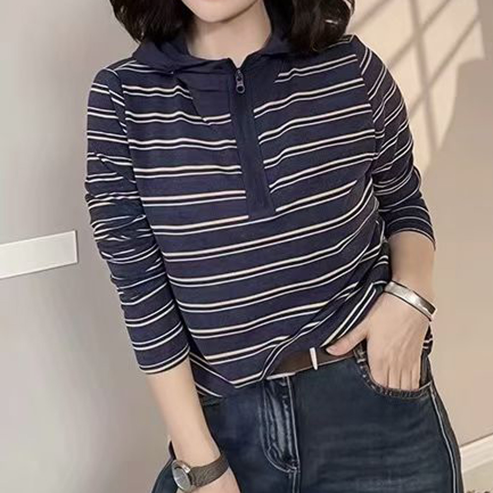 Base body-friendly hoody with zipper for leisure