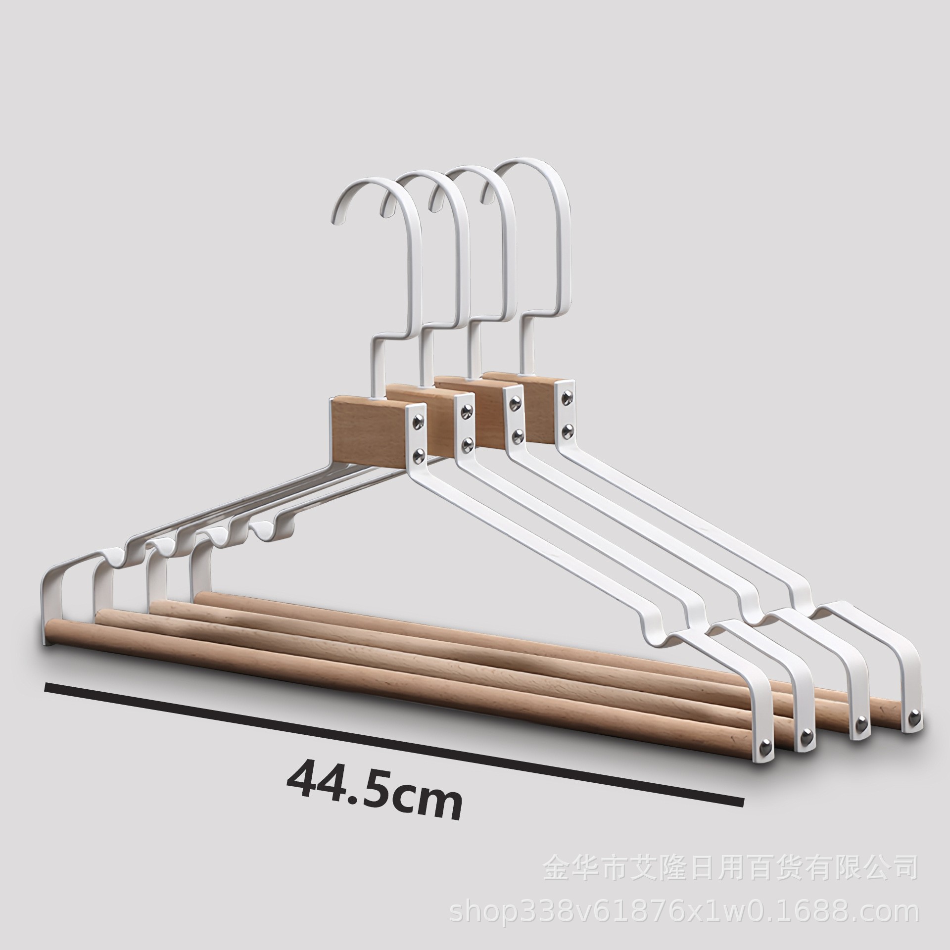 Nuevo estilo de madera de haya percha de hierro percha de metal de madera maciza percha de diseñador pantalones percha de ropa de armario multifuncional percha