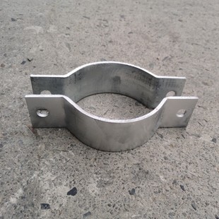 Custom-Made 50*5 Thickeneded Wire Pole Hoop Cement Pole Pipe Clamp Pipe Heavy-Duty Clamp Billboard Pipe Hoop Hot-Dip Galvanizing