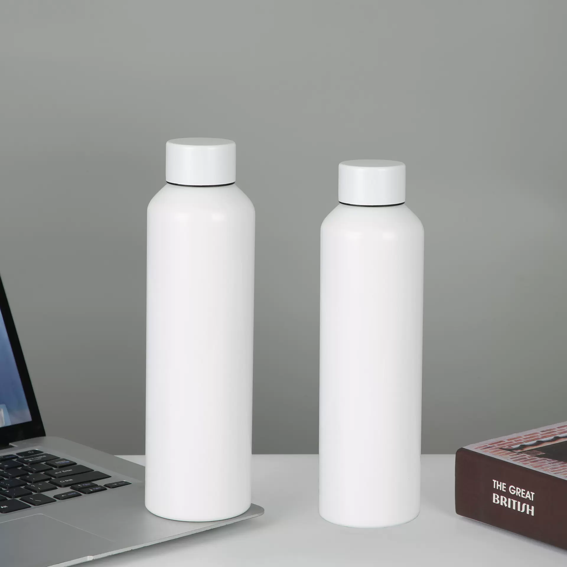 新款热升华运动水壶大容量骑行水壶美式小口瓶铝杯铝制水壶批发