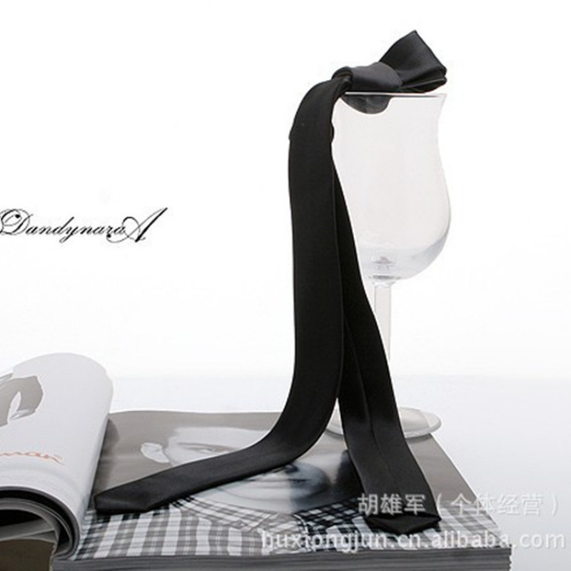 Yieryuan Wholesale Neckties, Bow Ties, Belts, Men's Suits, Korean Style, British Style, Narrow Solid Color, Student, Multi-Color, 21 Suits