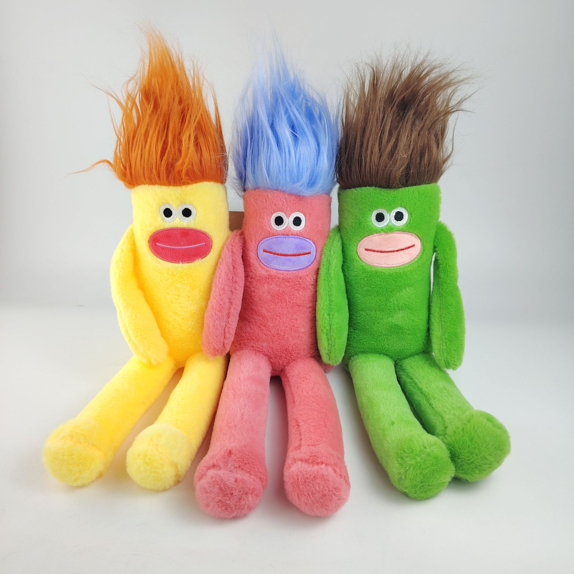 Lindo de ocho pulgadas de peluche de juguete muñeca boda lanzando muñeca regalo al por mayor logo