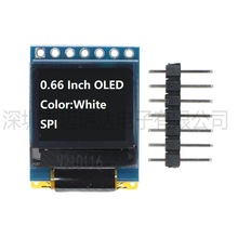 0.66�� 7� OLED�@ʾ��SSD1306Һ���� SPI�ӿ�ģ�K ��ɫ�@ʾ
