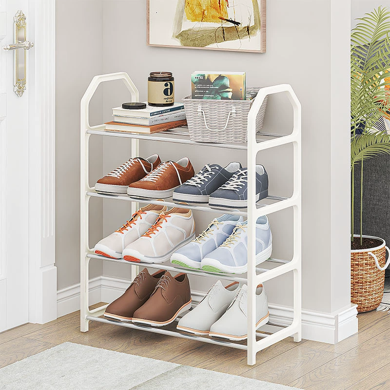 Stainless Steel Shoe Cabinet Multi-tier Shoe Rack Budget from Yomiego