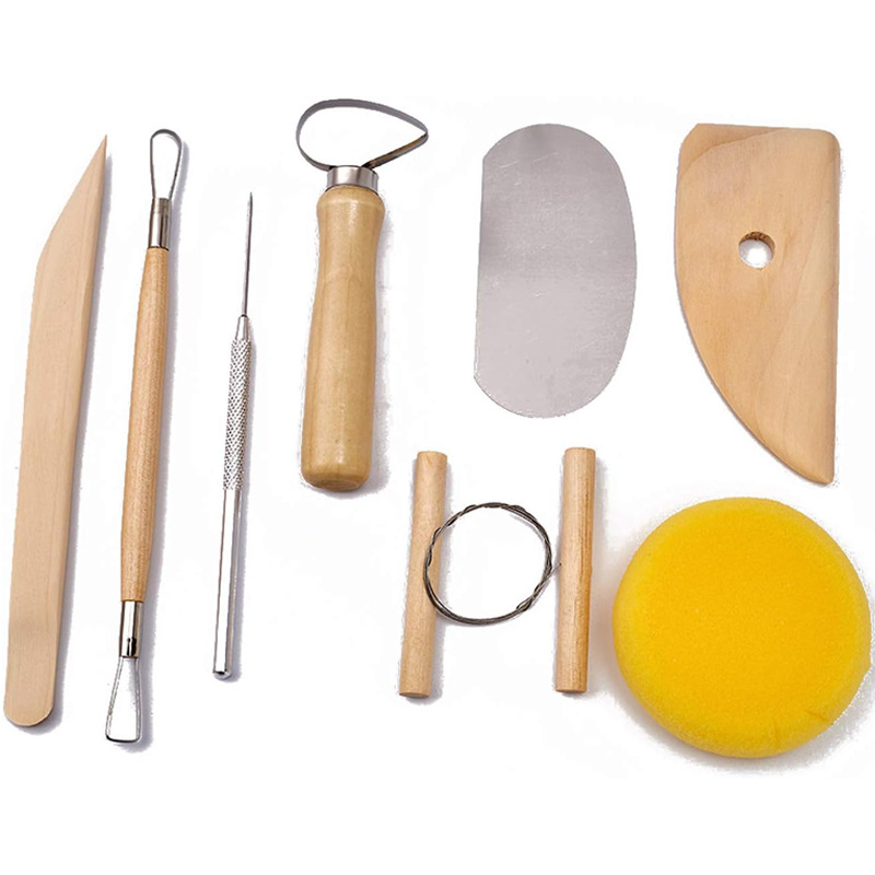 8 조각 점토 도구 세트