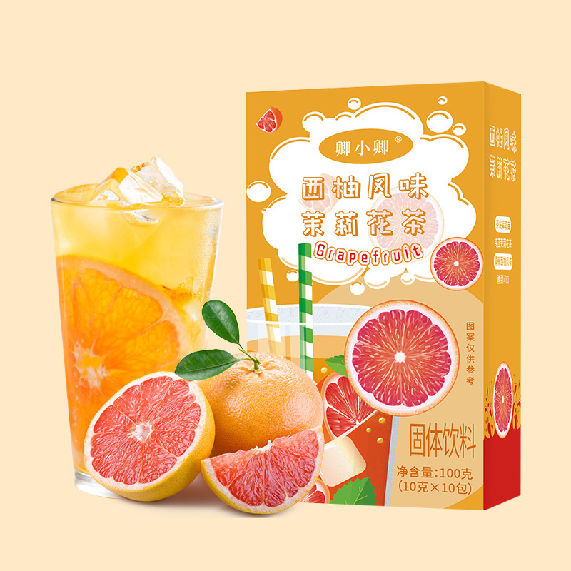 葡萄四季春半桔半柠西柚白桃风味乌龙茶固体饮料夏季冲饮现货批发|undefined