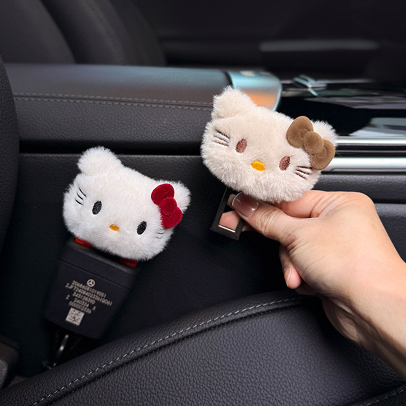 Cute Car Passenger Safety Buckle Car Rear Seat Belt Extender Connector Holder Classy