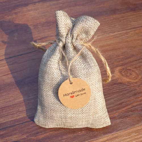 100 thank you handmade thank you red heart kraft paper round tags gift tag card tags
