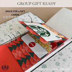 跨境Christmas Gift Card Holder Book圣诞礼品卡册节日惊喜
