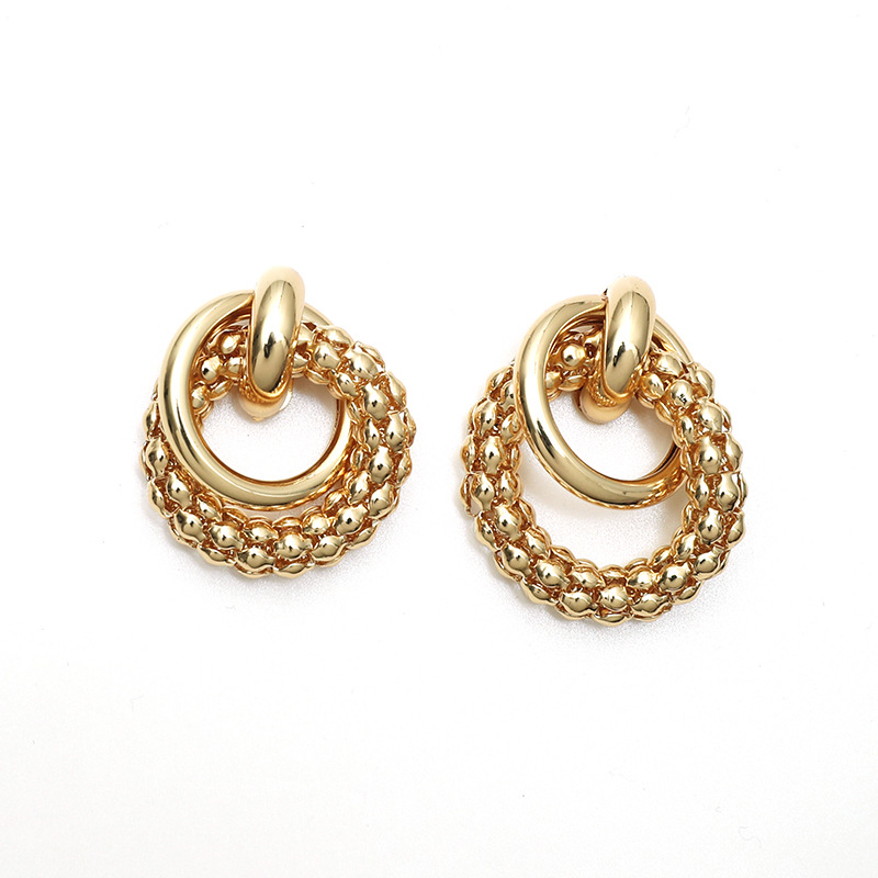Baroque Fashion Multi-layer Circle Earrings display picture 4