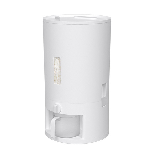 Rice bucket, insect-proof and moisture-proof sealed 20 catties rice cylinder round rice flour storage tank household storage rice storage box